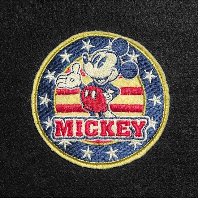 Disney(ディズニー)の【送料無料❗️レア珍非売品‼️】ディズニーミッキーマウス ワッペン 美ユーズド品 ハンドメイドの素材/材料(各種パーツ)の商品写真