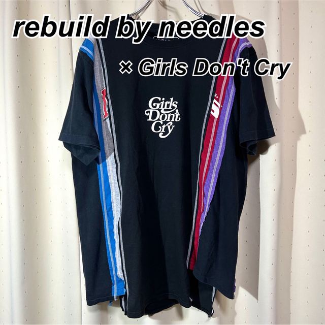 リビルドバイニードルス × ガールズドントクライ 7cut tシャツメンズ