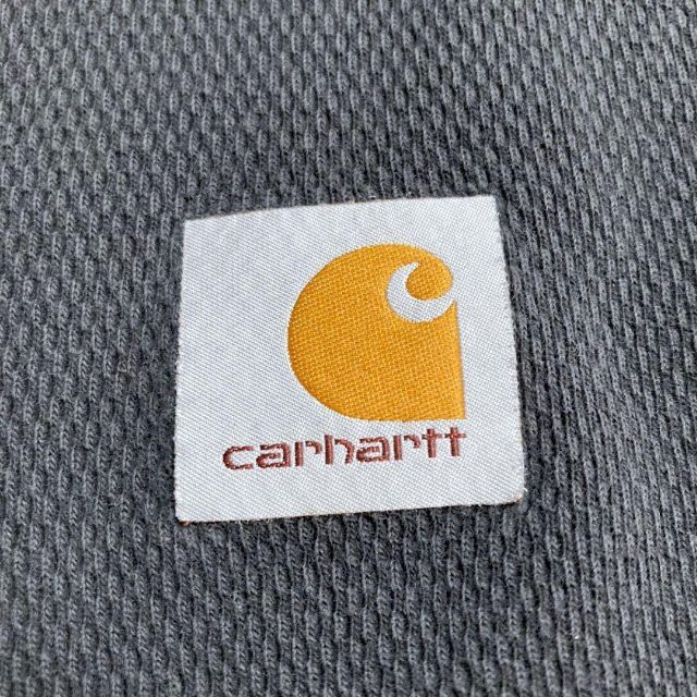 KCK carhartt 黒 カーハート　無地　サーマル 長袖　Tシャツ メンズのトップス(Tシャツ/カットソー(七分/長袖))の商品写真