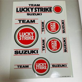 スズキ(スズキ)の【希少】SUZUKI×LUCKY STRIKE ステッカー 1シート(ステッカー)