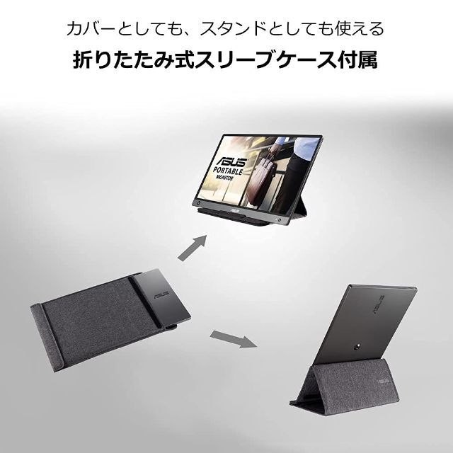 ASUS MB16AH モバイルモニター モバイルディスプレイ 15.6インチI