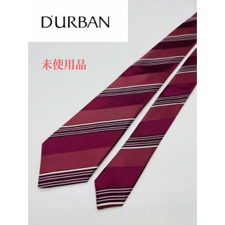 ダーバン(D’URBAN)の【DURBAN】ダーバン 未使用品 メンズ シルクネクタイ レッド(ネクタイ)