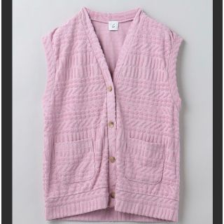 6 (ROKU) - <6(ROKU)>PILE JACQUARD VEST/ベストの通販 by りんりん