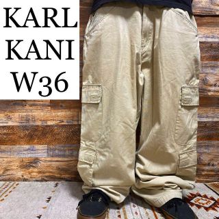 大人気　KARL KANI カールカナイ　VTG コーデュロイパンツ　極太　茶色