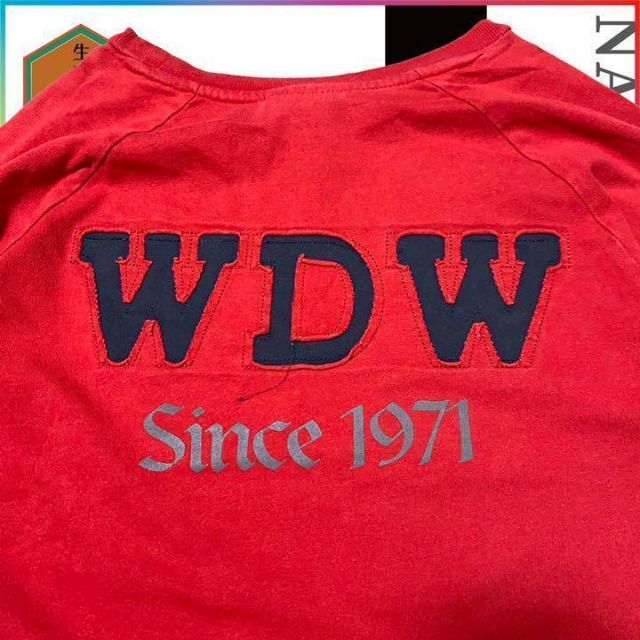 古着 90s  ウォルドディズニーワールド　WDW　ミッキー　 ビンテージ メンズのトップス(Tシャツ/カットソー(七分/長袖))の商品写真
