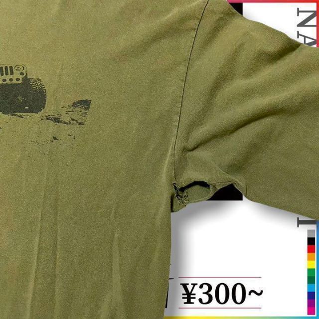 古着 Jeep Y2K  ジープ　ドライブ　カー　4WD　 ビンテージ メンズのトップス(Tシャツ/カットソー(七分/長袖))の商品写真