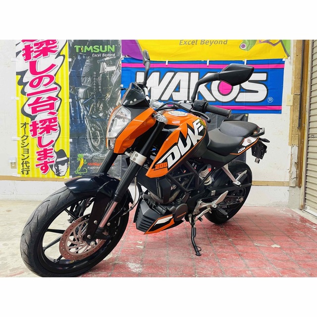 美車】KTM DUKE200 実走行8300km 配送可 千葉県木更津市から 【良好品