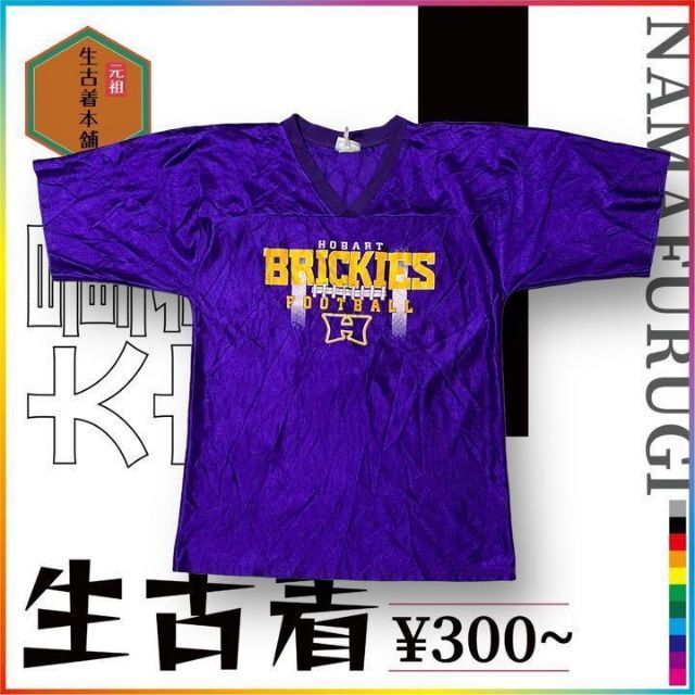 古着 S1   ゲームシャツ　アメフト　ビッグサイズ ビンテージ メンズのトップス(Tシャツ/カットソー(七分/長袖))の商品写真