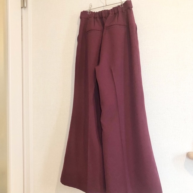 【美品】ハレ メタルパーツワイドフレアパンツ(HARE)