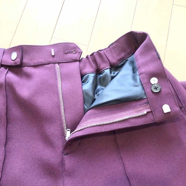 【美品】ハレ メタルパーツワイドフレアパンツ(HARE)
