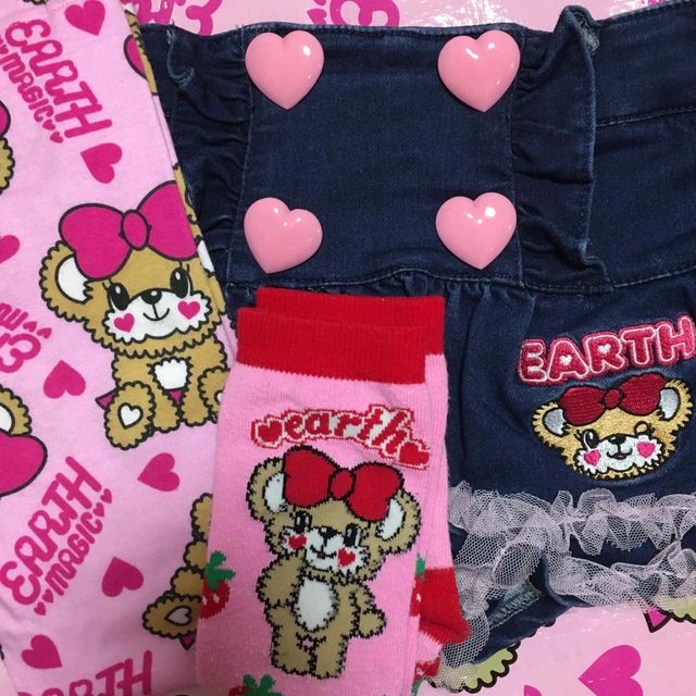 EARTHMAGIC(アースマジック)のにゃんさま専用💗 キッズ/ベビー/マタニティのキッズ服女の子用(90cm~)(スカート)の商品写真