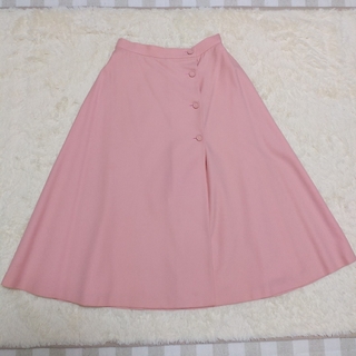 Rhone  Aラインスカート ヴィンテージ　Lサイズ　ピンク(ひざ丈スカート)