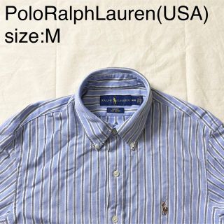 ポロラルフローレン(POLO RALPH LAUREN)のPoloRalphLauren(USA)ビンテージコットンストライプシャツ(シャツ)