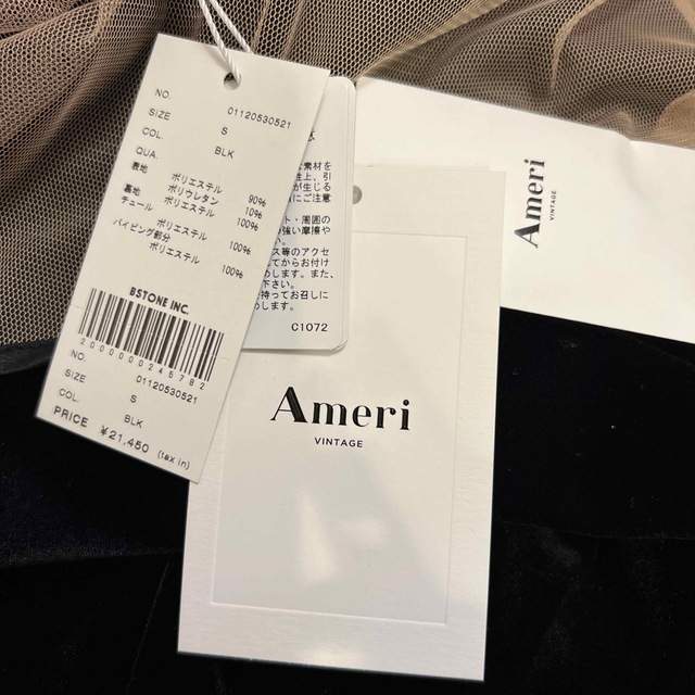 Ameri VINTAGE - 【新品タグ付き】MANY WAY AIRY VEIL DRESSの Ameri VINTAGE - 【新品タグ付き】MANY WAY AIRY VEIL DRESSの