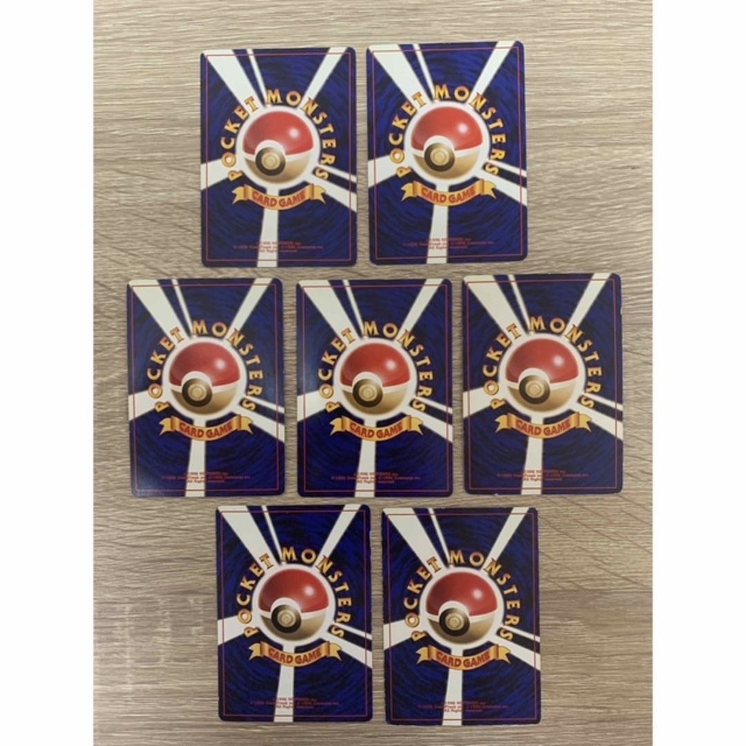 ポケモン - エリカのシリーズ7枚セット ポケモンカード旧裏の ポケモン - エリカのシリーズ7枚セット ポケモンカード旧裏の