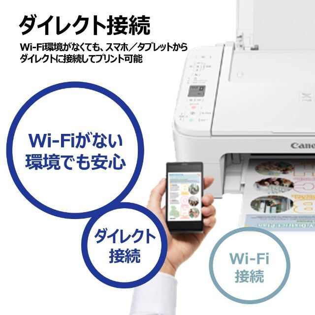 【2023最新】Canon プリンター A4インクジェット複合機 PIXUS T