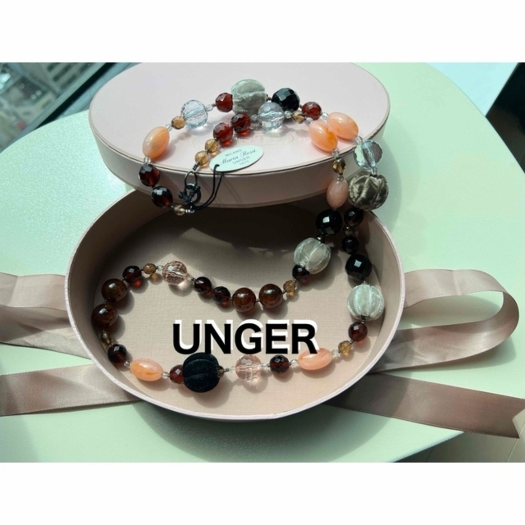 ABISTE(アビステ)のアビステ　UNGER ウンゲル•ビジュー【新品］ロングネックレス レディースのアクセサリー(ネックレス)の商品写真