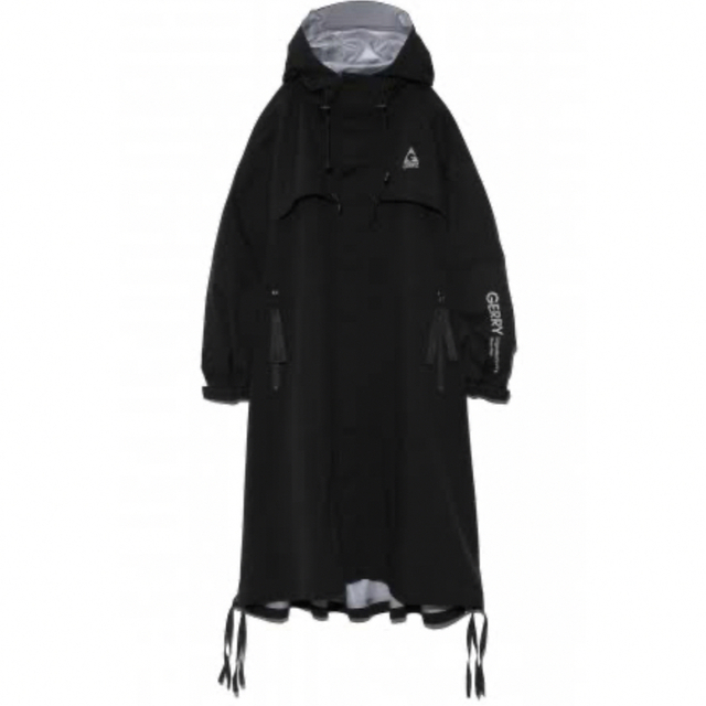 FRAY I.D×GERRY】 ロングフードジャケット ブラック | www.jarussi.com.br