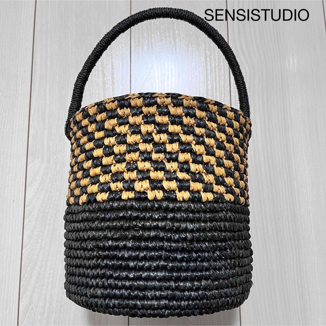 SENSISTUDIOSENSISTUDIO 美品 かごバッグ バスケットバッグ センシ