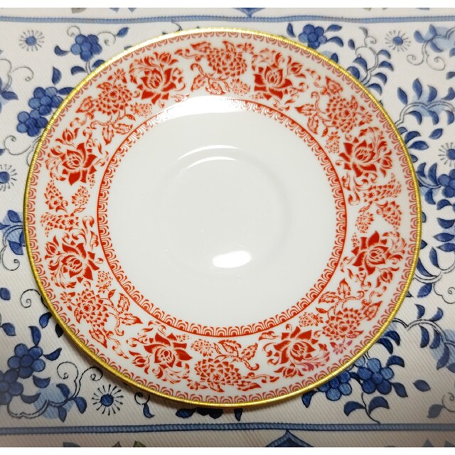 WEDGWOOD(ウェッジウッド)の美品 ウェッジウッド ダマスク レッド カップ＆ソーサー その2 エンタメ/ホビーの美術品/アンティーク(陶芸)の商品写真