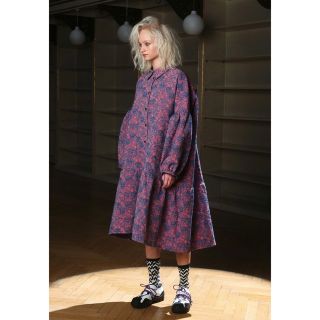 ヘンリクビブスコフ マキシワンピース/ロングワンピース(レディース)の