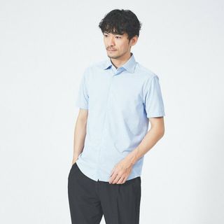 アバハウス(ABAHOUSE)の【ブルー系その他2】【Comfeel】吸水速乾 半袖シャツ(その他)