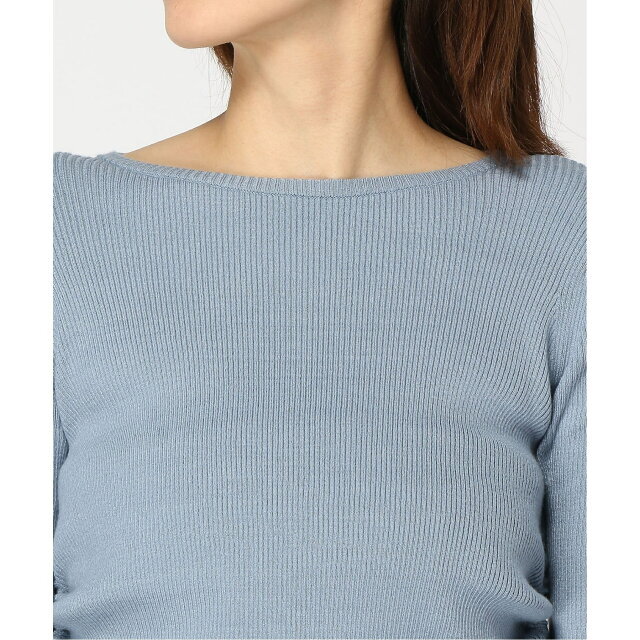 GUESS(ゲス)の【ライトブルー(G70D)】【M】(W)Arielle Sweater レディースのトップス(ニット/セーター)の商品写真