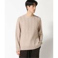 【ベージュ(H10E)】【S】GUESS ニット セーター (M)Simon Basket Weave Sweater