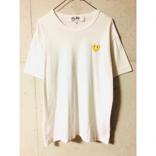 コムデギャルソン(COMME des GARCONS)の【★名作★激希少★メンズM】プレイコムデギャルソン ゴールド ハート Tシャツ(Tシャツ/カットソー(半袖/袖なし))