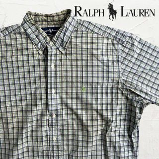 古着 RALPH LAUREN 90s チェック　ボタンダウン　BD ビンテージ(シャツ)