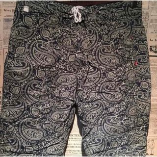 BEDWIN - BEDWIN ベドウィン ペイズリー柄ハーフパンツ size 4の通販