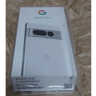 グーグルピクセル(Google Pixel)のGoogle Pixel 7 Pro Snow 128gb 【未使用新品】(スマートフォン本体)