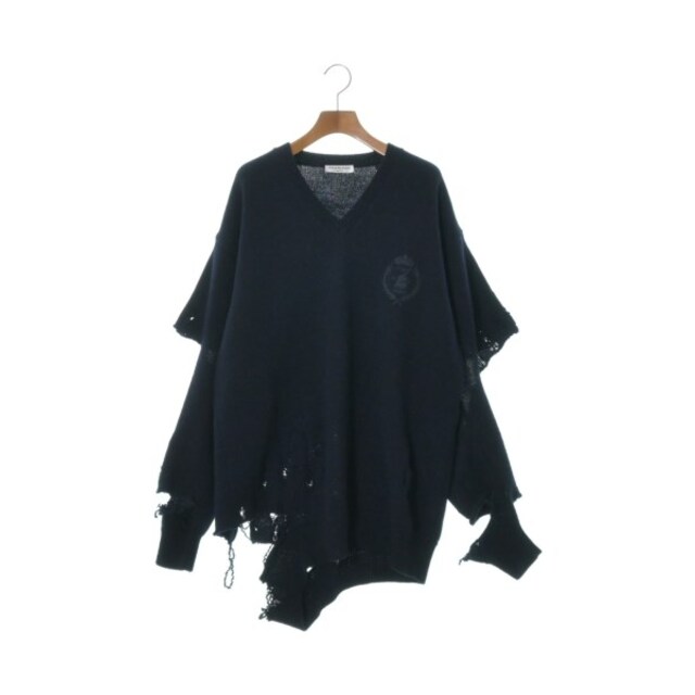 人気新品入荷 Balenciaga 【古着】【中古】 紺 L ニット・セーター