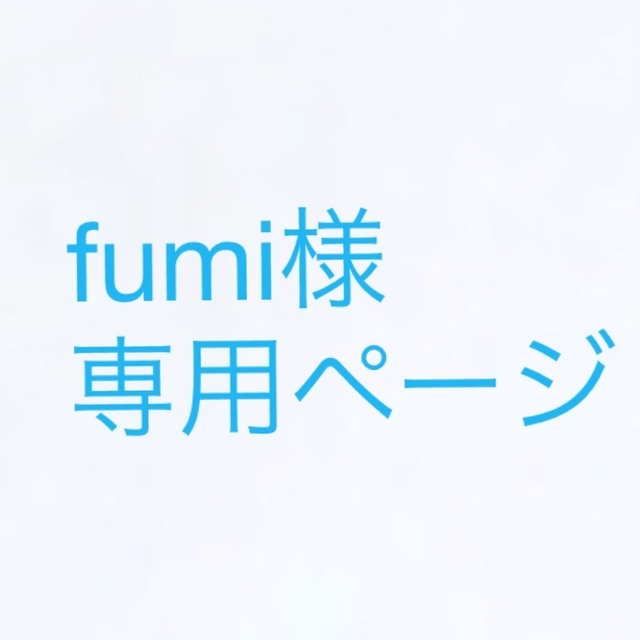 ☆fumi様 専用ページ☆の通販 by sou&tuu's shop|ラクマ