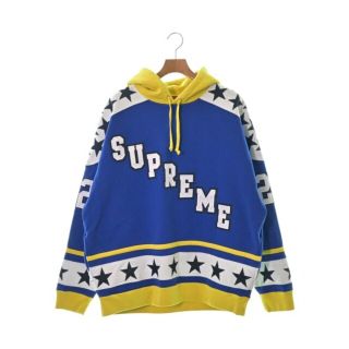 Supreme シュプリーム パーカー L 青x黄x白等