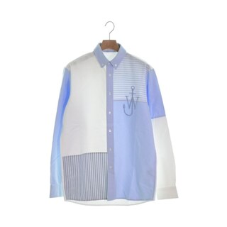 JW Anderson カジュアルシャツ 46(M位) 青x白(総柄)