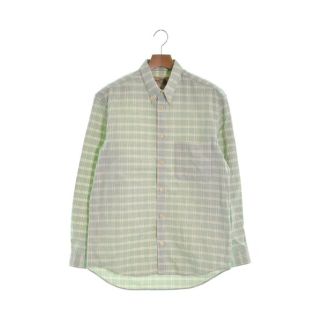 グッチ(Gucci)のGUCCI グッチ カジュアルシャツ 44(S位) 緑x赤x青(チェック) 【古着】【中古】(シャツ)