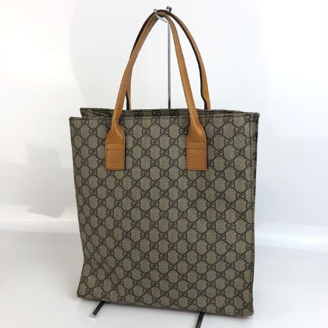 GUCCI グッチ GGスプリーム トートバッグ ブラウン ブラウン ブランド