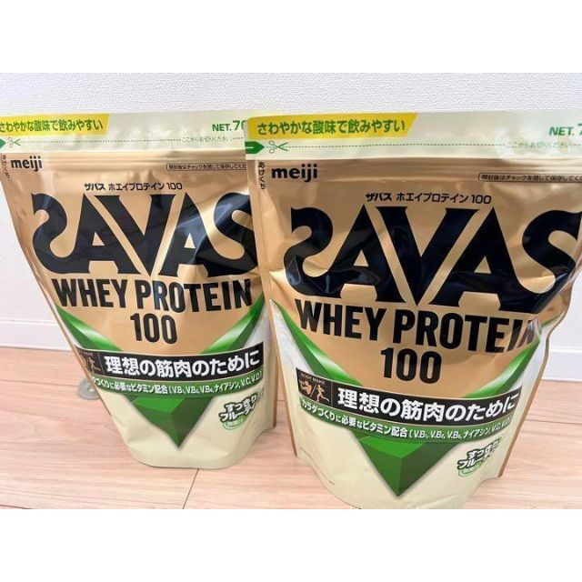 4個セットSAVAS ザバス ホエイプロテイン100 すっきりフルーティー健康食品