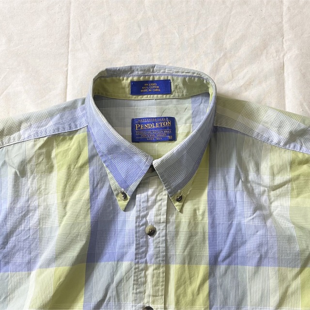 PENDLETON(ペンドルトン)のPendleton(USA)ビンテージコットンチェックBDシャツ メンズのトップス(シャツ)の商品写真