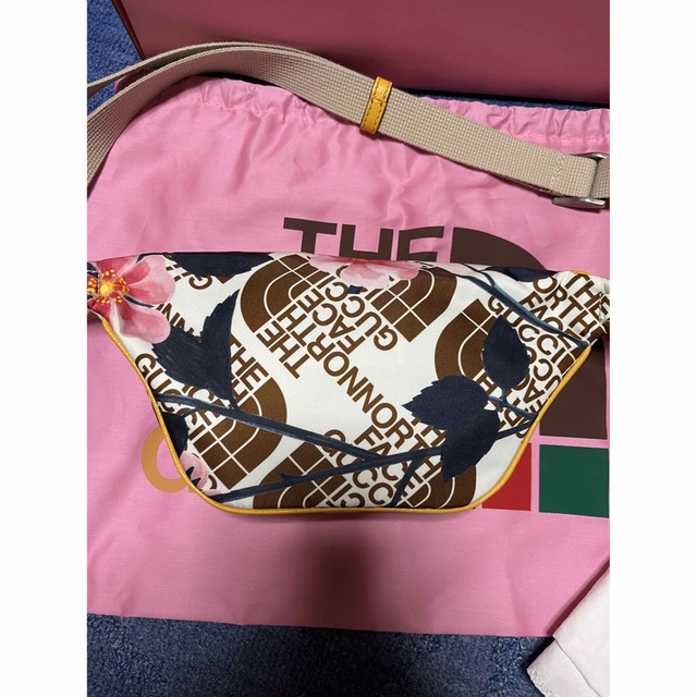 Gucci(グッチ)のＧＵＣＣＩ　ノースフェイスコラボ　ベルトバッグ/ウエストバッグ/ボディバッグ レディースのバッグ(ボディバッグ/ウエストポーチ)の商品写真