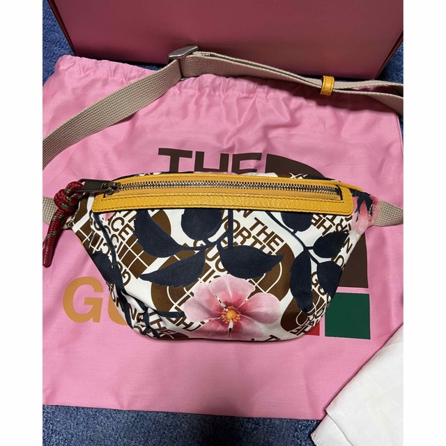 Gucci(グッチ)のＧＵＣＣＩ　ノースフェイスコラボ　ベルトバッグ/ウエストバッグ/ボディバッグ レディースのバッグ(ボディバッグ/ウエストポーチ)の商品写真