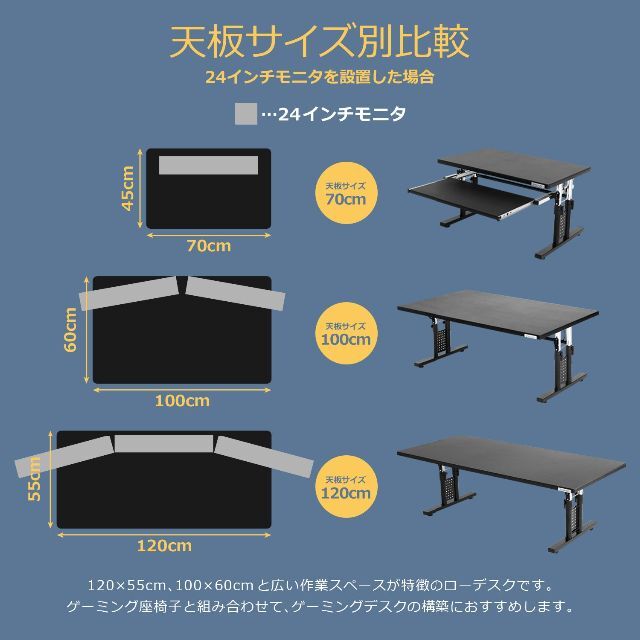 Bauhutte( バウヒュッテ ) ローデスク ゲーミングデスク ロータイプ Bauhutte( バウヒュッテ ) ローデスク ゲーミングデスク ロータイプ