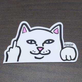 リップンディップ(RIPNDIP)の(縦7.2cm横11cm)RIPNDEP リップンディップ　ステッカー(スケートボード)