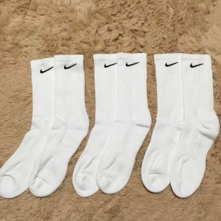 ナイキ(NIKE)のナイキ NIKE 3Pロゴソックス　27〜29cm ホワイト(ソックス)