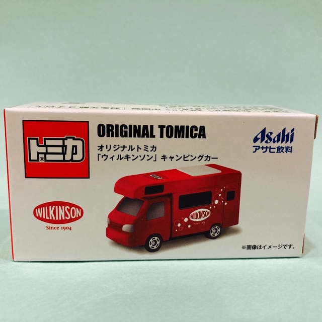 Takara Tomy(タカラトミー)のトミカ　ウィルキンソンキャンピングカー エンタメ/ホビーのコレクション(ノベルティグッズ)の商品写真