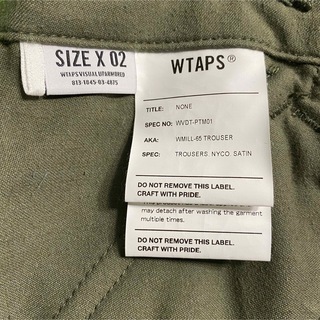 W)taps - 19AW WTAPS WMILL-65 TROUSER Mサイズの通販 by Baaa's shop ...