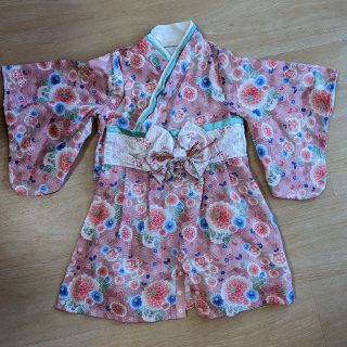 【サーシャ様専用】Sweet Mommy 2way袴ロンパース 80サイズ(和服/着物)