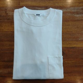 ユニクロ(UNIQLO)の【新品】ユニクロ　クルーネックT(Tシャツ/カットソー(七分/長袖))