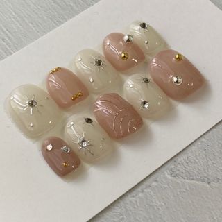 現品 / NAILTIP - 54 ハンドメイドのアクセサリー(ネイルチップ)の商品写真